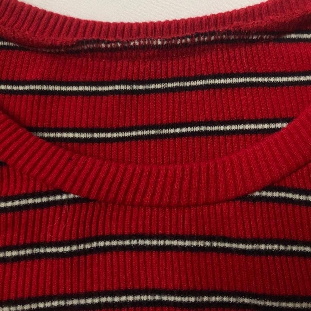Garage: Red Stripped Top❣️ - Picture 3 of 5